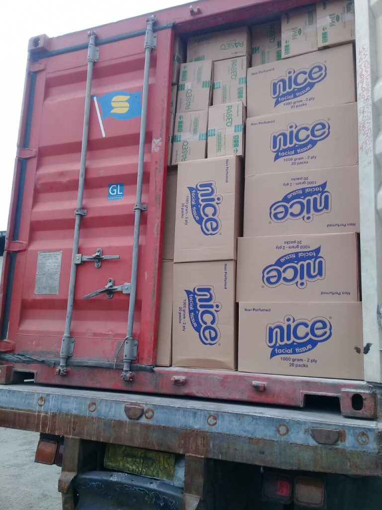 Pengiriman mandiri yasa logistik tisu