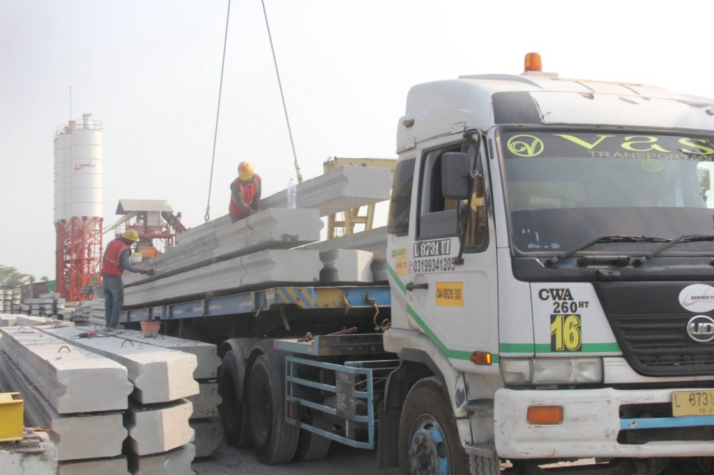 Pengiriman mandiri yasa logistik proyek kontraktor